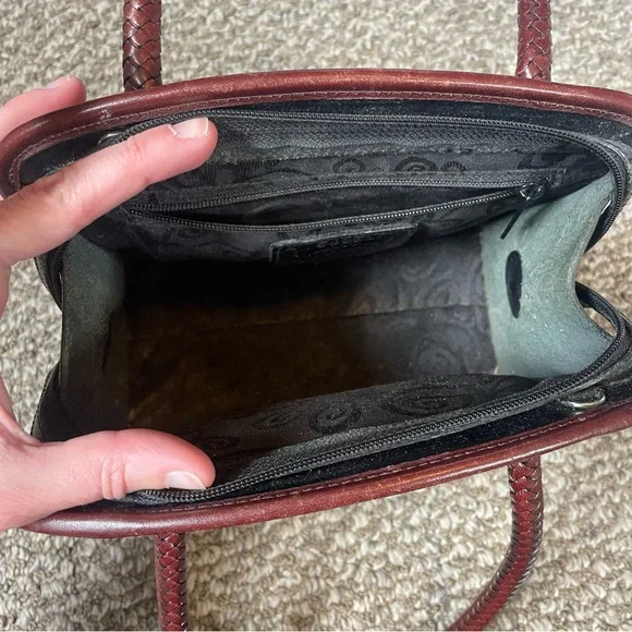 🍁Brighton Vintage Bag Leather embellished - Picture 10 of 13